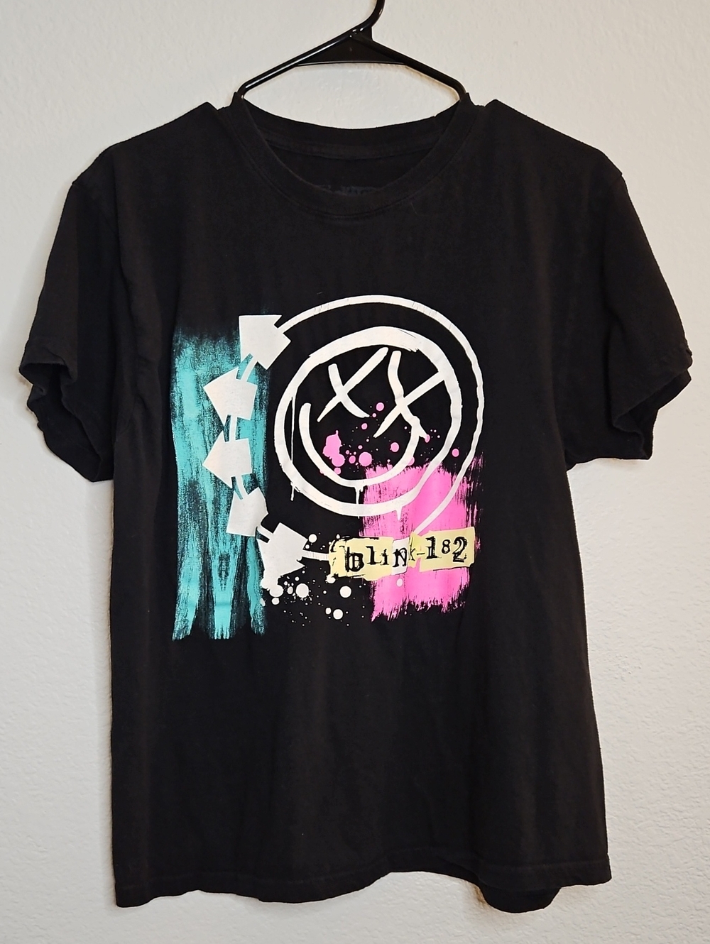 Blink-182 Smiley Face Splatter Graphic Band Tee